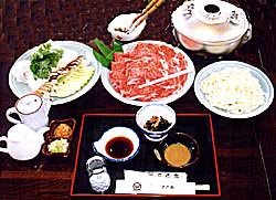 shabu-shabu course(choice beef)