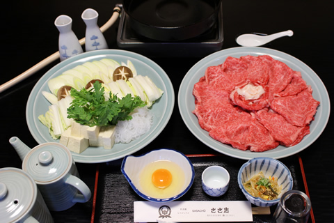 sukiyaki course(choice beef)