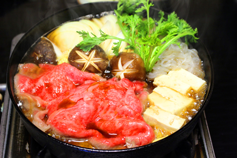 sukiyaki course(maesawa beef)